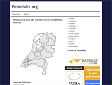 Tablet Screenshot of fotoclubs.org